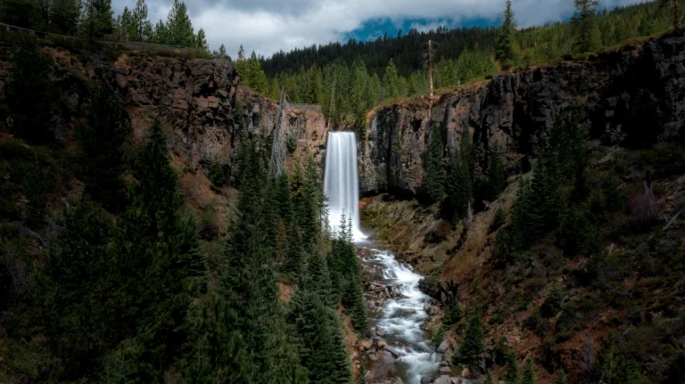 waterfall in Bend, OR
